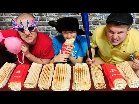Видео: СЪЕЛ 10 ШАВЕРМ ЗА РАЗ, РЕКОРД ПО ПОЕДАНИЮ ШАУРМЫ НА СКОРОСТЬ