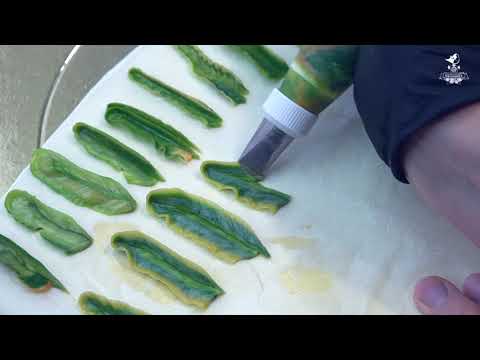 Видео: Зелень для цветов из масляного крема buttercream floristics