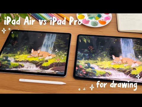 Видео: 🤩 НОВЫЙ iPad Air против iPad Pro для рисования, PROCREATE и художников — что выбрать?