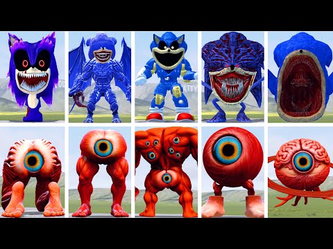 Видео: Эволюция Shin Sonic Tapes Family против Tok Mah Family против Poppy Playtime, глава 4 в Garry's Mod