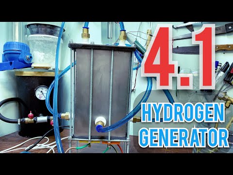 Видео: водородный генератор версии 4.1 / hydrogen generator version 4.1 with ultrasound and ultraviolet