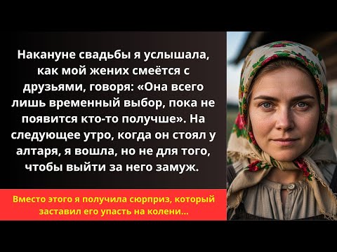 Видео: Невеста услышала измену жениха перед свадьбой — и вернулась с блестящей местью!