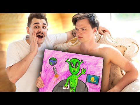 Видео: Блоггеры - Художники [Рисуем голого парня]