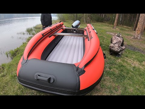 Видео: Как это было!?! Обкатка двухтактного мотора Mikatsu M20FHS  и лодки RiverBoats 430 НДНД.