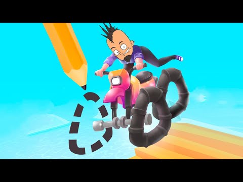Видео: РИСУЙ И ГОНИ! ► Scribble Rider