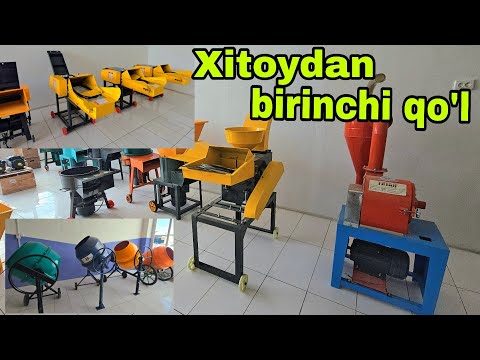 Видео: Birinchi qo‘l Xitoydan keltirigan drabilkalar, silos aparat, mishalka,tegirmon. 4 октября 2025 г.