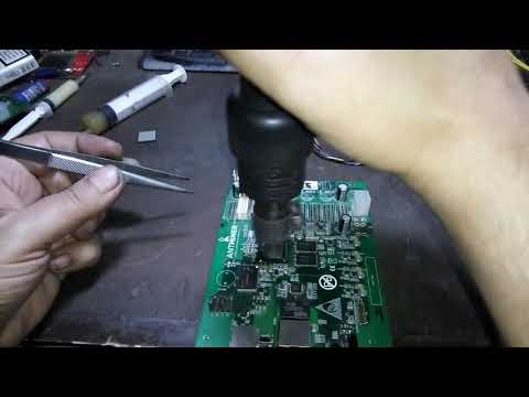 Видео: Antminer s9 - Ремонт контрольной платы, замена процессора! Не видит sd карту - брак ?