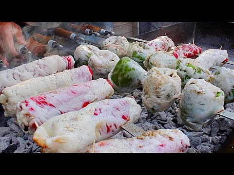 Видео: Этот сочный и вкусный мясной шедевр на мангале покорит ваши сердца