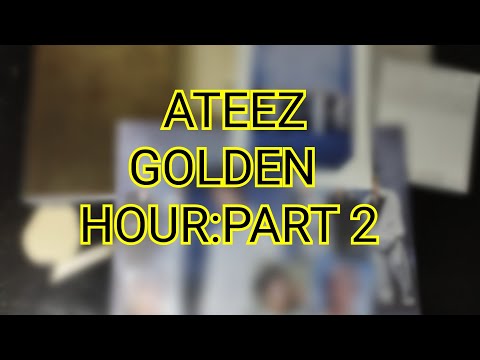 Видео: Распаковка Ateez GOLDEN HOUR: PART 2 (FOR VER.)