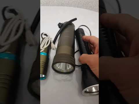 Видео: Личный опыт в использовании подводных фанарей: D 170, Zet 2k.