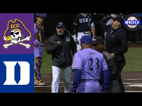 Видео: «Ист Каролина» против «Дьюка» (СТРАСТЬ НАКАЛИВАЕТСЯ!) | Лучшие моменты студенческого бейсбола 202...