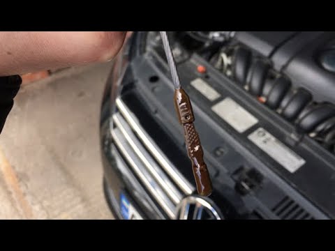 Видео: Проверка уровня масла двигателя Volkswagen Passat NMS