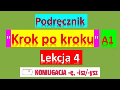 Видео: Krok po kroku A1. Урок 4, часть 2. Język polski.