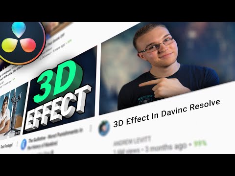 Видео: Улётный 3D-видеоэффект! | Учебник DaVinci Resolve