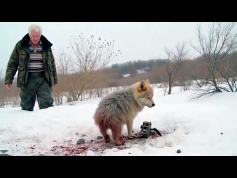Видео: Раненый волчонок УМОЛЯЛ о помощи! То, что сделал этот пенсионер, доведёт вас до слёз!