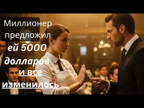 Видео: Она была простой официанткой... пока один миллионер не сказал Подайте мне русский за 5000 долларов