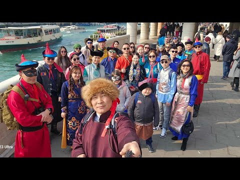 Видео: “Монгол Дээлтэй Алхаа” Италийн Венец хот Карневал 🇮🇹