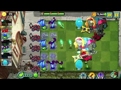 Видео: Plants vs Zombies 2 Modern Day 25-27 / Растения против Зомби 2 Современный день 25-27