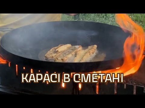 Видео: КАРАСІ в СМЕТАНІ - Або  як не запороть карасЯ )