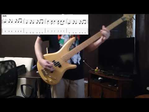Видео: Где Фантом? - Я тебя люблю (bass cover with tabs)