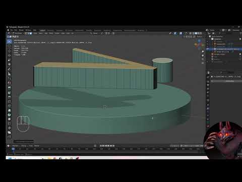 Видео: Саше и опалубка в Blender по заказу, конвертация и добавление svg файлов, полный пайплайн