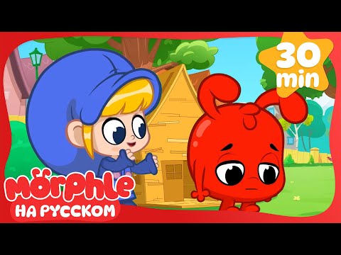 Видео: Мила и Морфл строят клубный домик | Учимся делиться с друзьями | Мультфильм для детей на русском