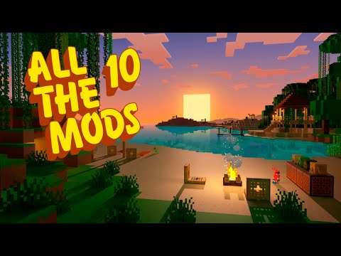 Видео: Игра в коопе в майнкрафт all the mods 10