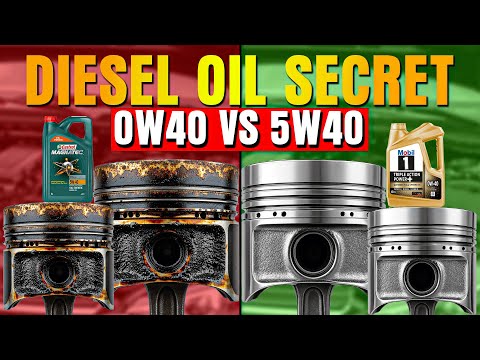 Видео: ПРАВДА о дизельном масле 0W40 и 5W40 (реальный тест двигателя!)