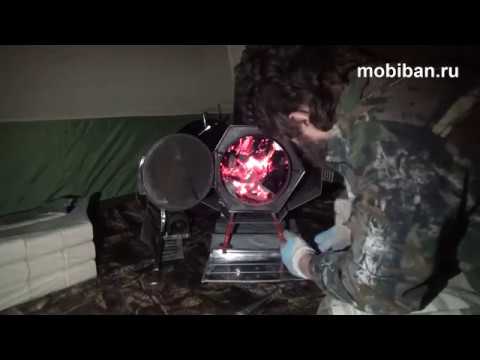 Видео: Печь МегаСогра. Тест при нуле градусах по Цельсию