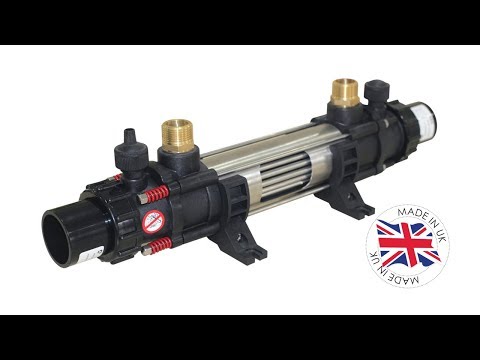 Видео: Теплообменник для бассейна Elecro G2I HE-30. Обзор от Кирпича