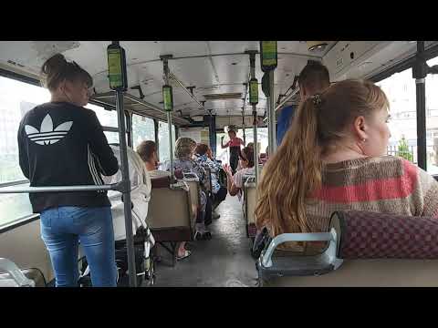 Видео: Инцидент в автобусе №4 в Калининграде