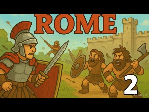 Видео: Копейщики И Битвы! | Grow Empire Rome #2