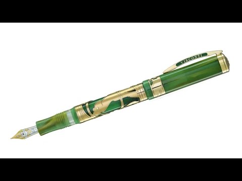 Видео: Обзор перьевой ручки Visconti Ponte Vecchio Golf Challenge, LE, 2007