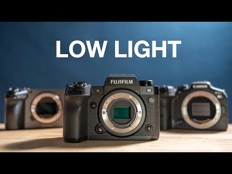 Видео: Fuji X-H2S — производительность при слабом освещении (сравнение со Sony FX3 и Canon R7)