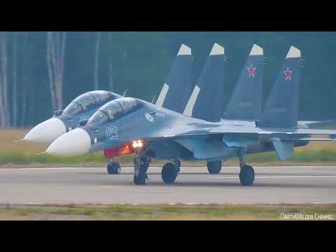 Видео: Так летают только русские летчики! Пара Су-30СМ на МАКС 2021