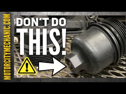 Видео: Правильная установка уплотнительного кольца масляного фильтра Chrysler 3.2L и 3.6L