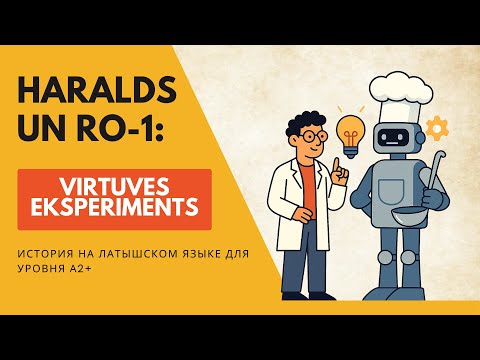 Видео: Латышский язык A2+  Кухонный эксперимент | Haralds un RO-1: Virtuves eksperiments. Латышский на слух