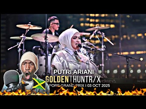 Видео: Putri Ariani - Golden HUNTR/X (Живое выступление на Гран-при Формулы-1 в Сингапуре 2025 года) ЯМА...