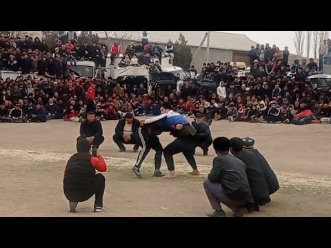 Видео: Кураш Чорбог Абдусалом ва Илëс. Узбекистон Тожикистон. 09.03.2024.