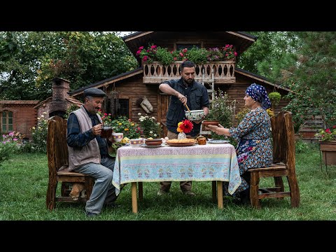 Видео: Уютный Деревенский Семейный Завтрак