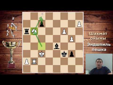 Видео: Шахмат үйрену сабағы | Ойынның соңы пешканың күші