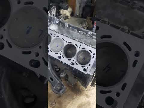 Видео: RENGE  ROVER  VOGUE  L322 Сборка двигателя M62B44 на поршневой от TOYOTA.