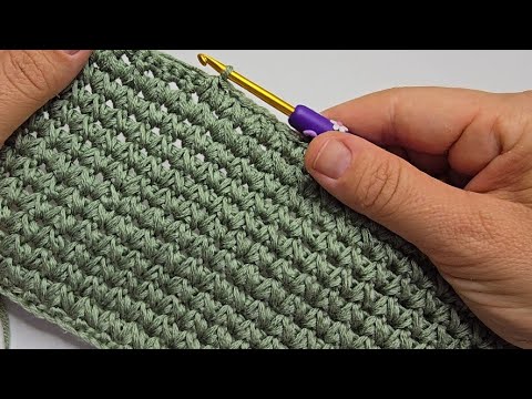 Видео: УНИКАЛЬНЫЙ! Давайте создадим НЕВИДАННЫЙ ранее узор для вязания крючком, ОЧЕНЬ ПРОСТОЙ и подходящи...