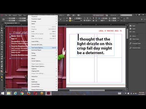 Видео: Основы верстки в Индизайне.  Урок 4: Вставка текста в Индизайне: функции Paste и Place