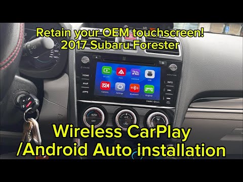 Видео: Subaru Forester Limited 2017 года (аудиосистема HK) с беспроводным модулем CarPlay/Auto, сохраняю...