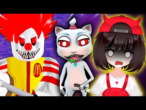 Видео: ПОБЕГ из МАКДОНАЛЬДСА с ГОВОРЯЩЕЙ КОШКОЙ в Роблокс 😱🔪 Escape Ronald's Diner Obby в 3 ЧАСА НОЧИ