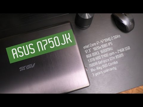 Видео: ASUS N750JK обзор. Распаковка, минусы корпуса, установка SSD, проблема BIOS'а