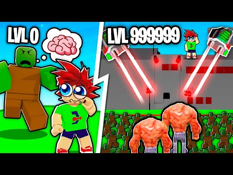 Видео: ОБОРОНА УРОВНЯ 100 ДЛЯ ЗАЩИТЫ ДЕРЕВНИ В ROBLOX!! 😡