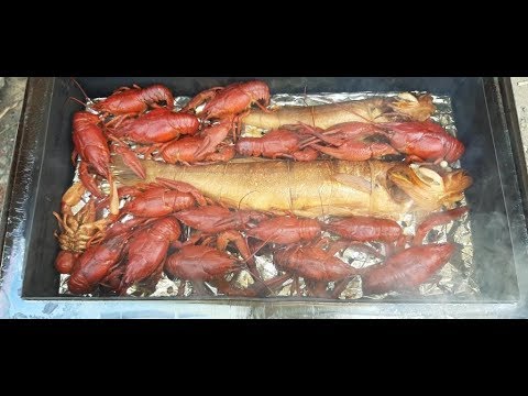Видео: РАКИ ГОРЯЧЕГО КОПЧЕНИЯ. КОПТИМ РАКОВ И РЫБУ. Быстро и вкусно.