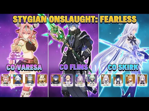 Видео: БОЛЬ!! СТИГИЙСКИЙ НАСТУПЛЕНИЕ: БЕССТРАШНЫЙ УРОВЕНЬ СЛОЖНОСТИ | C0 Вареса, C0 Флинс и C0 Скирк | У...